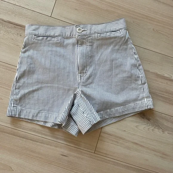 NWT Madewell The Emmett Short: Welt Pocket Edition Smoky Grape Stripe Size 24 - Picture 5 of 11